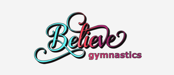 Believe gymnastics logo