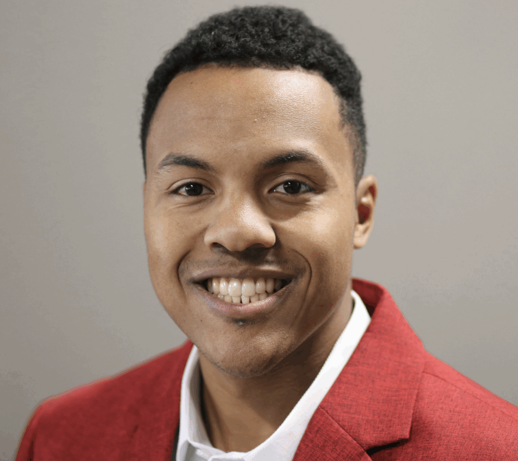 Man smiling at camera